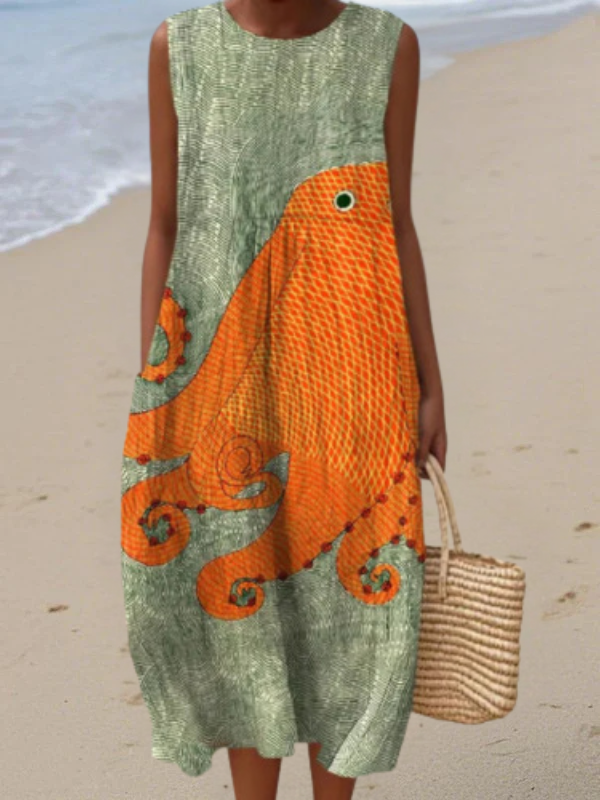 Robe midi pour femmes