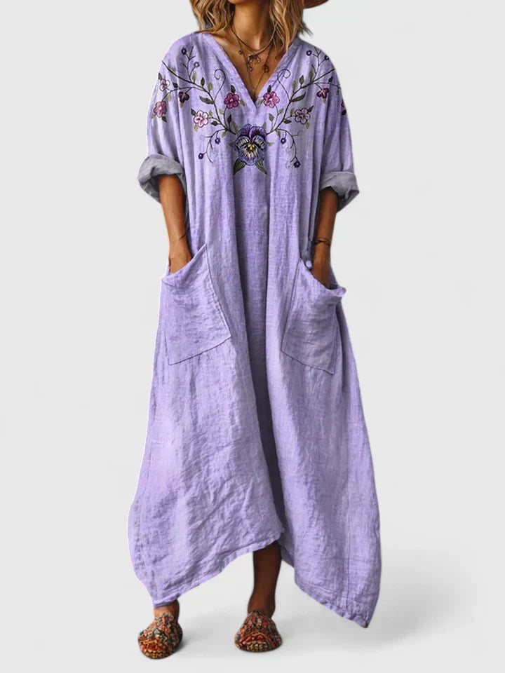 Women's Dress V-neck
