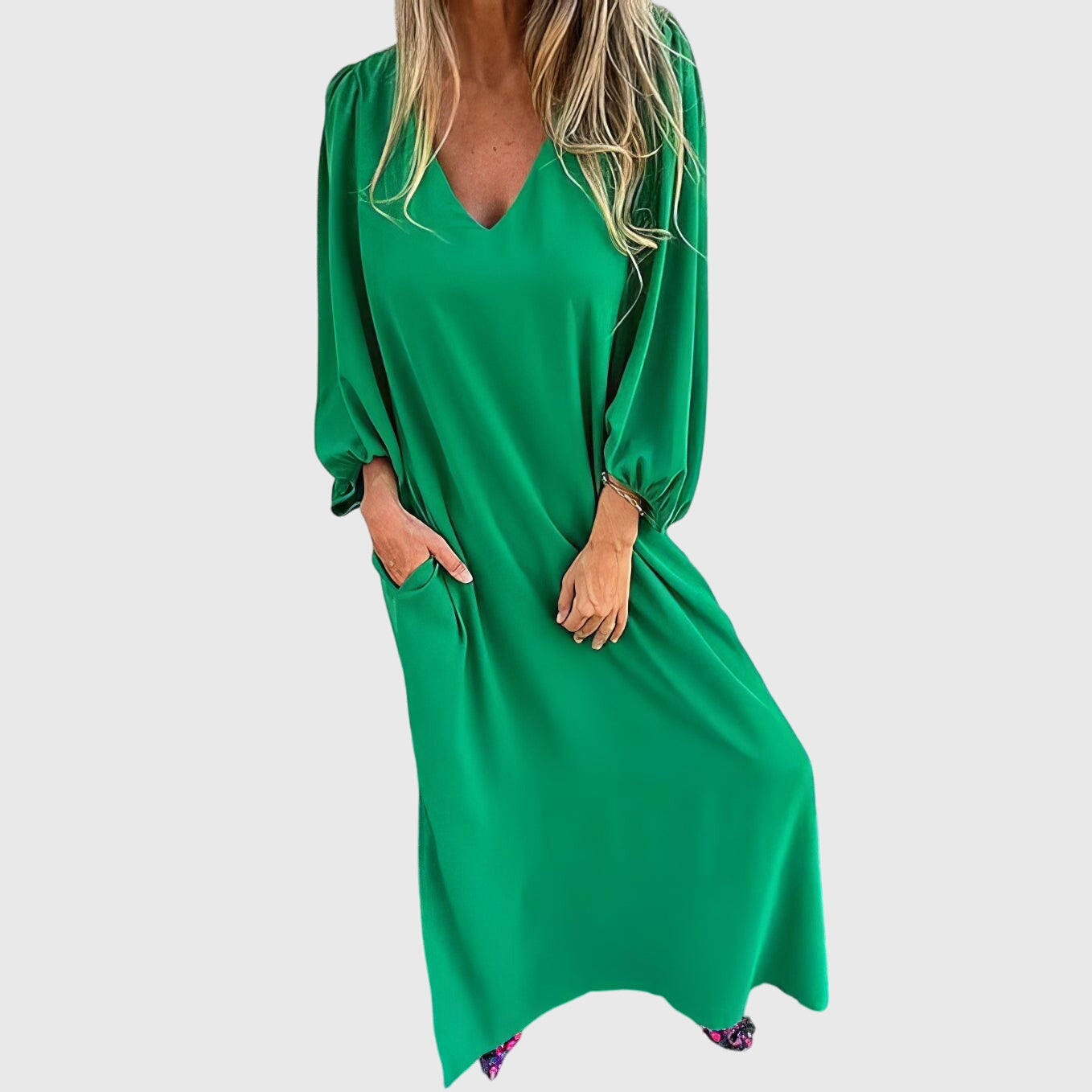 Women's Midi Dress side pockets