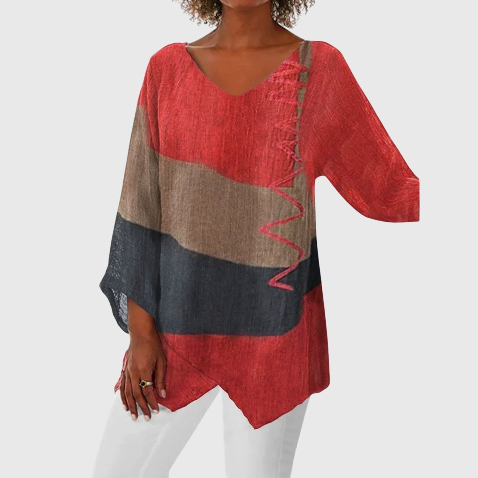 Robe femme col en V