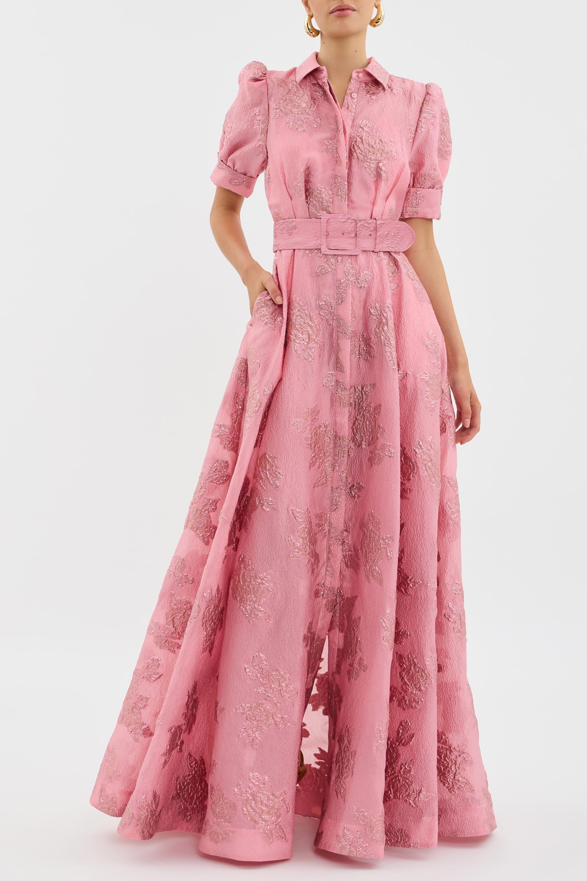 Robe femme avec manches bouffantes