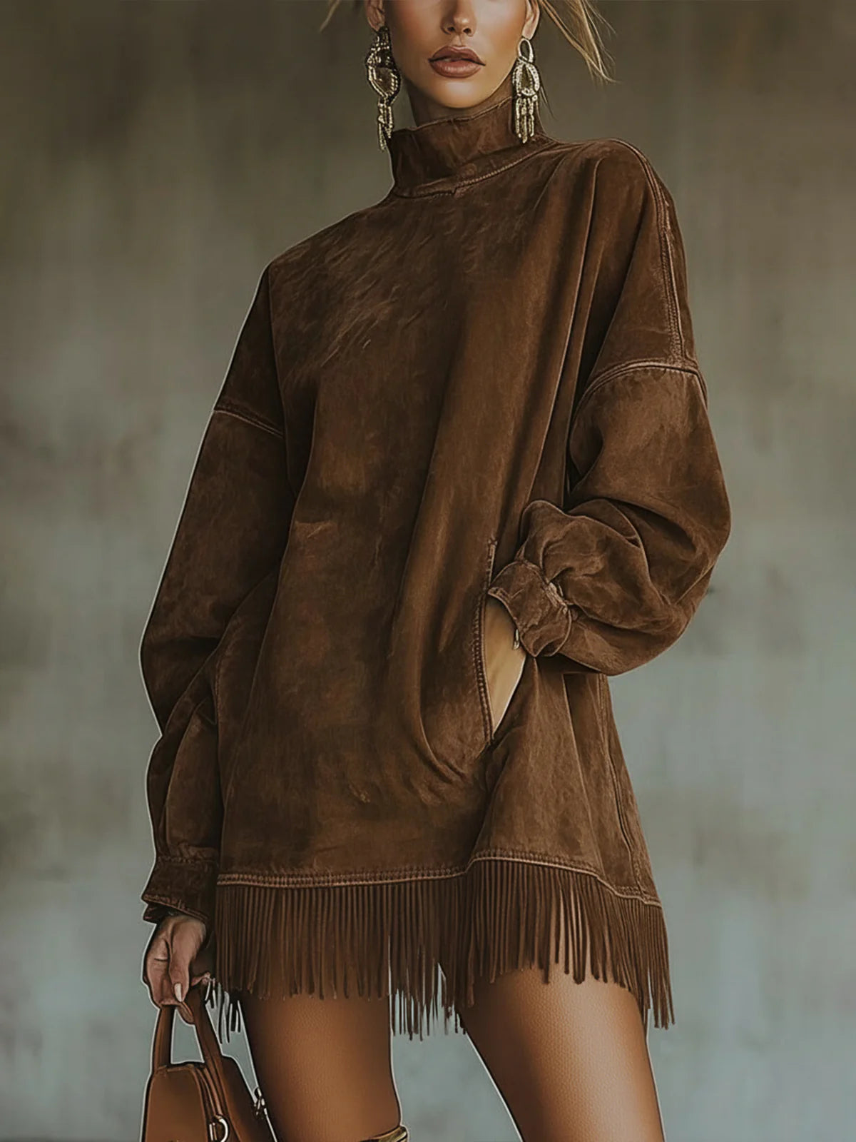 Women's Dress Suede