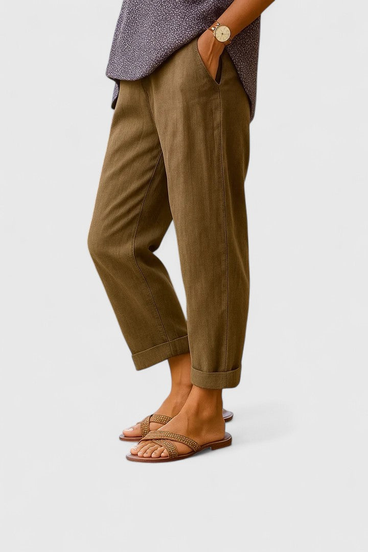 Women's Wide-Leg Pants side pockets