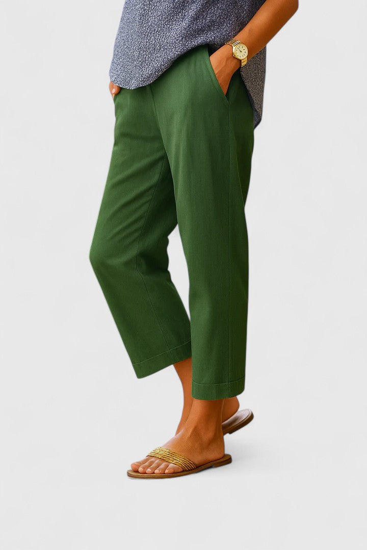 Women's Wide-Leg Pants side pockets