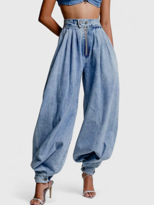 Women's Wide-Leg Pants pleated skirt