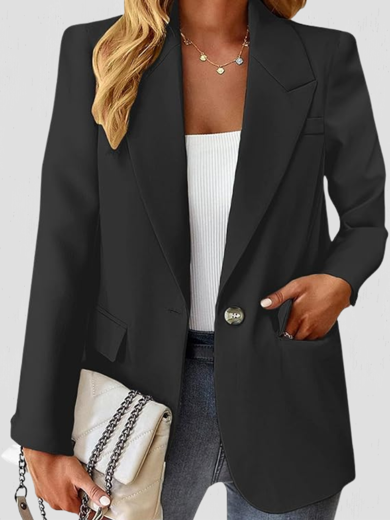 Ensemble blazer femme en denim