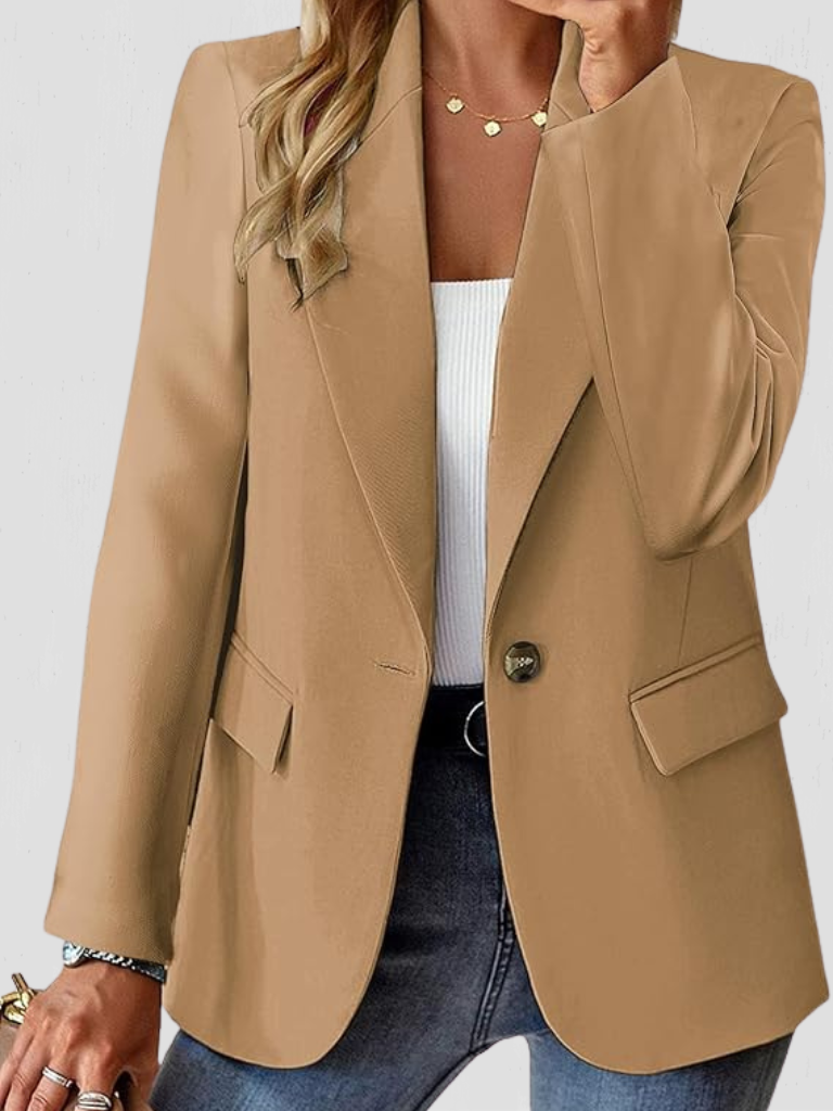 Ensemble blazer femme en denim