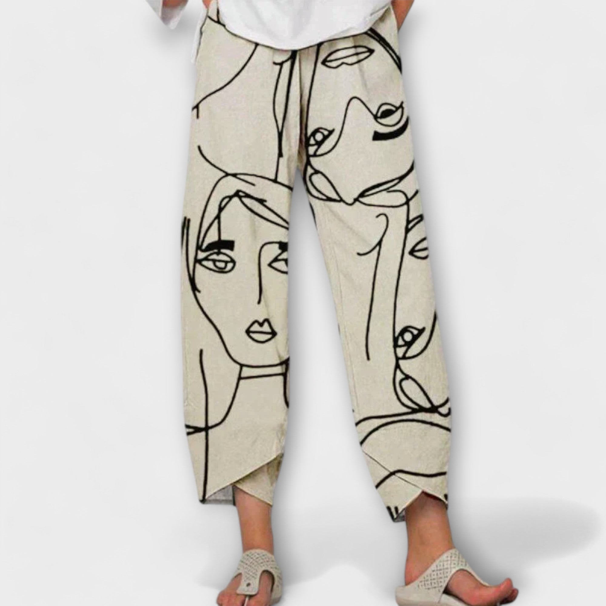 Pantaloni a gamba larga da donna