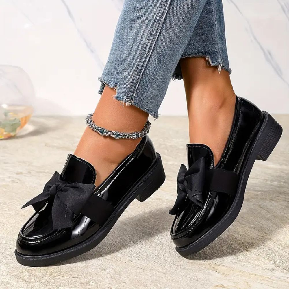 Mocassins pour femmes en cuir avec soutien orthopédique