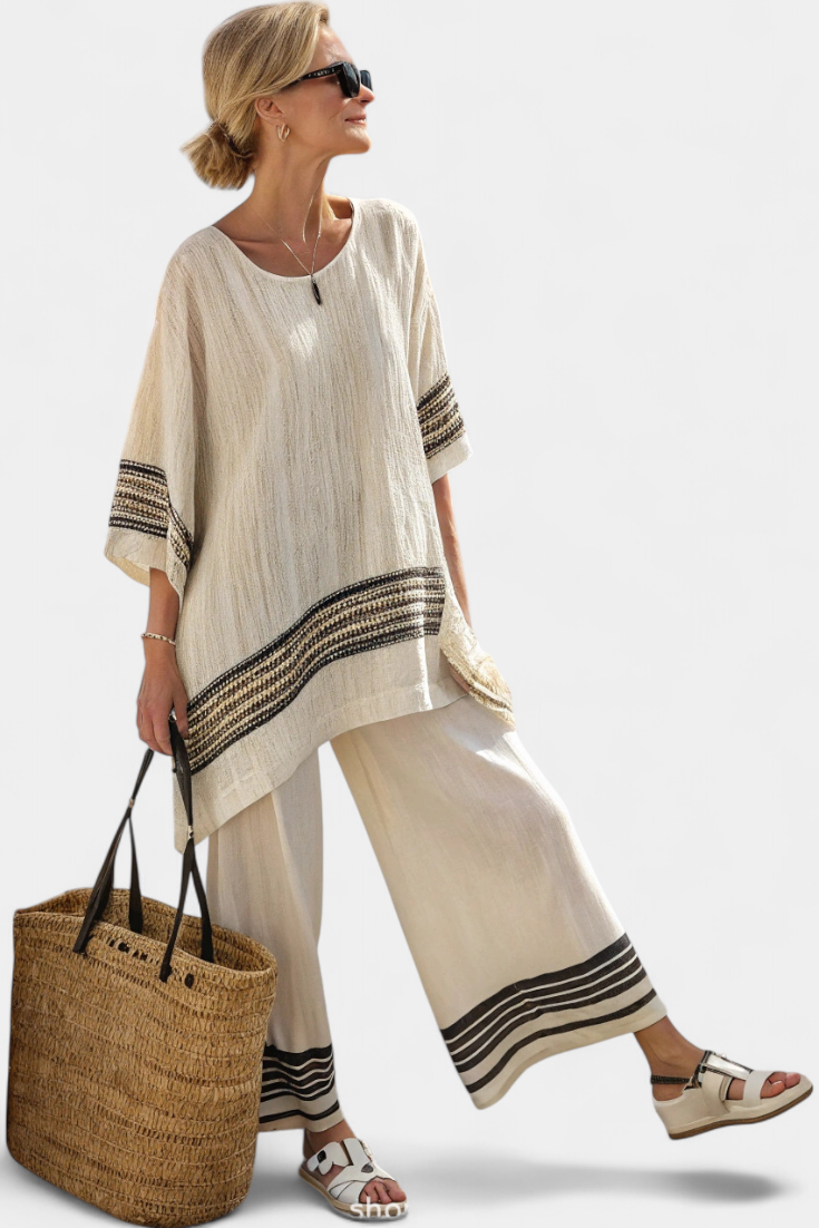 Robe femme motif rayures verticales