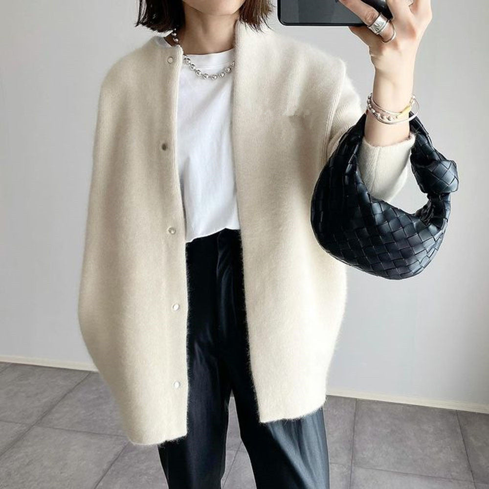 Women's Cashmere Cardigan Elegant Lightweight Warm Refined