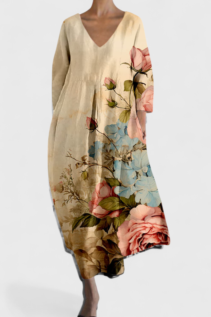 Women's Dress V-neck
