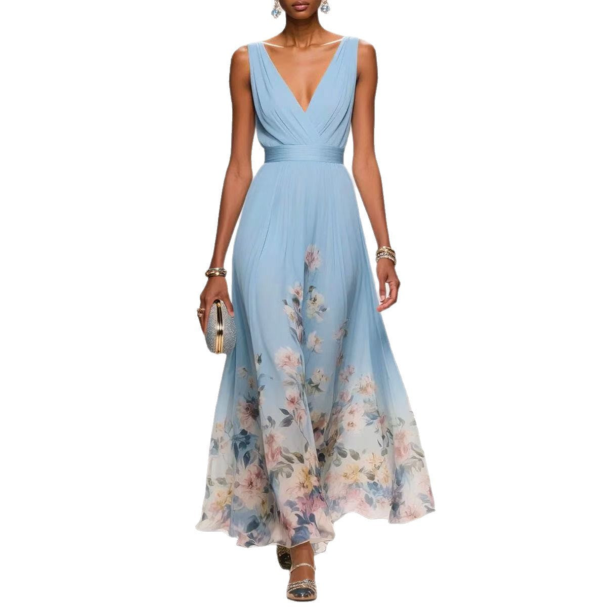Robe d'invitée de mariage pour femme