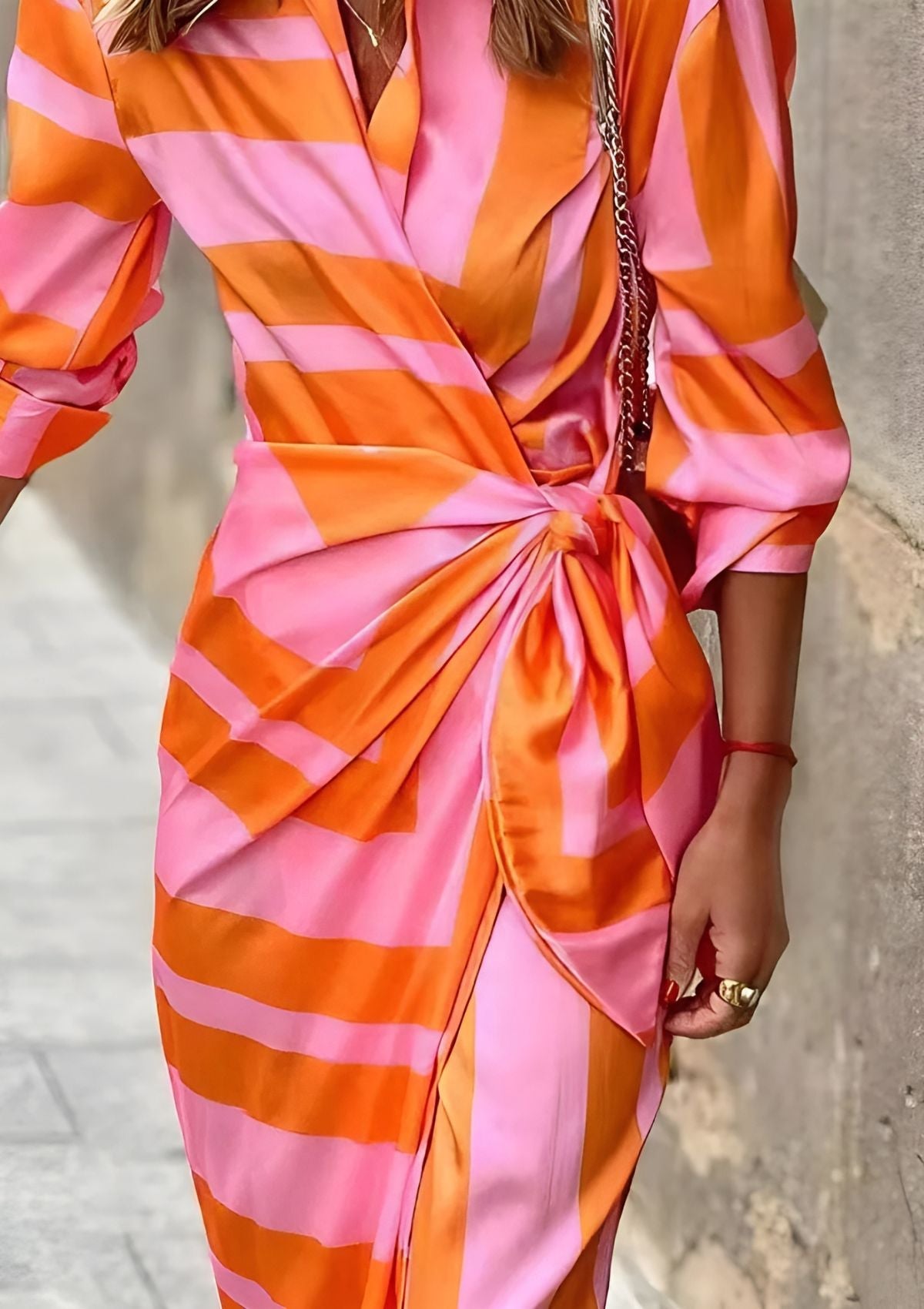 Women's Shirt Dress wrap front