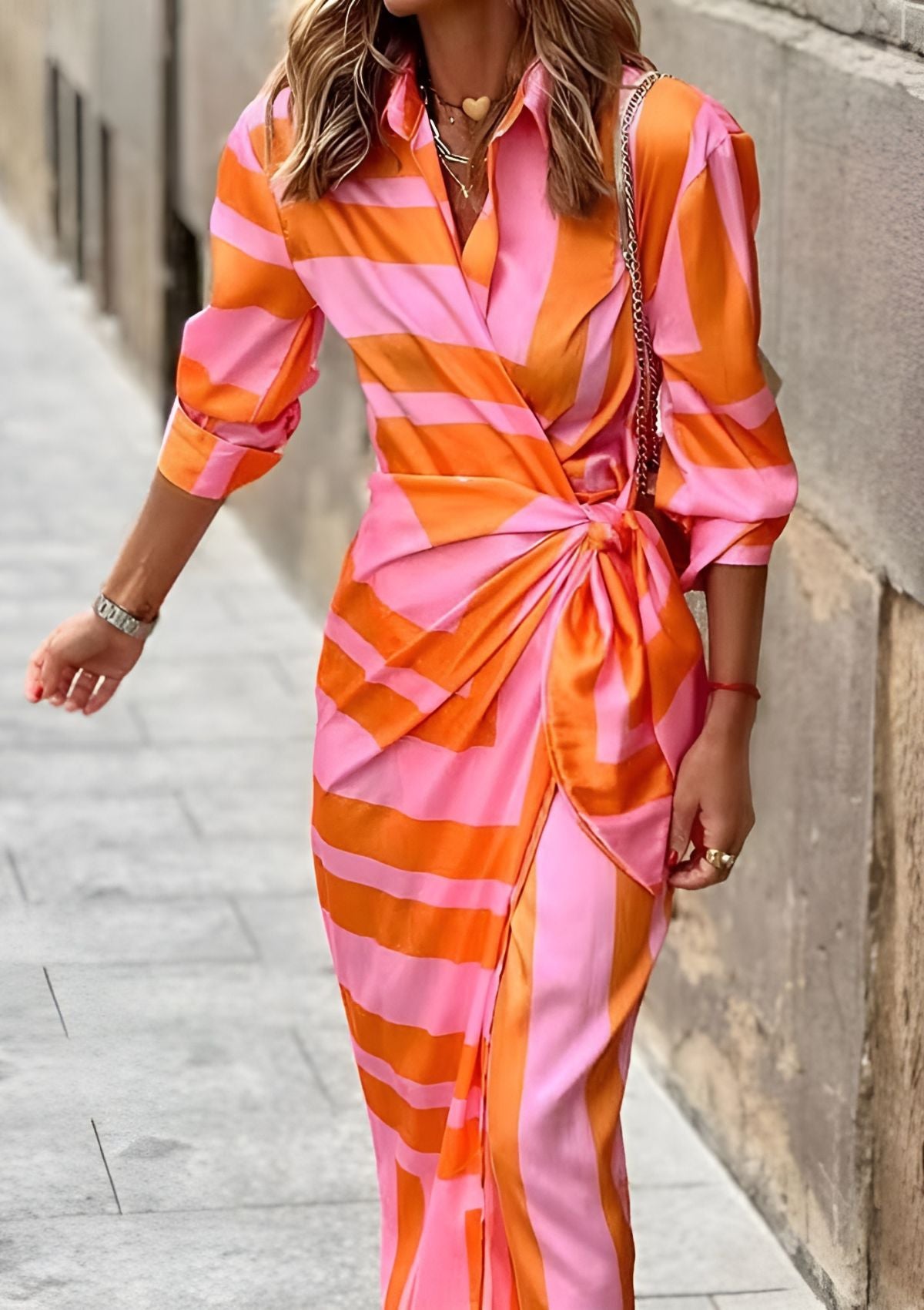 Women's Shirt Dress wrap front