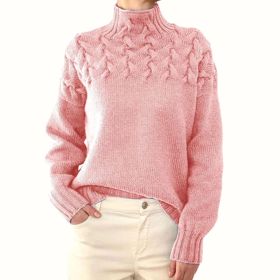 Pull femme à nouer devant