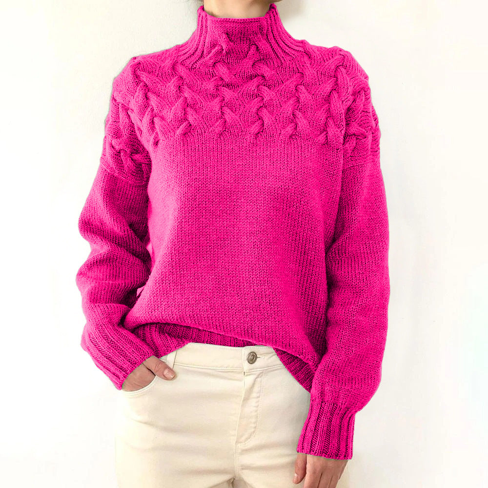 Pull femme à nouer devant