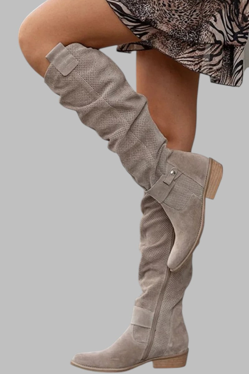 Abito da donna in camoscio
