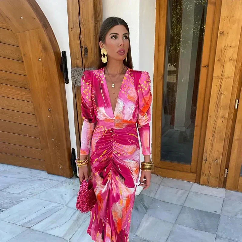 Robe maxi femme