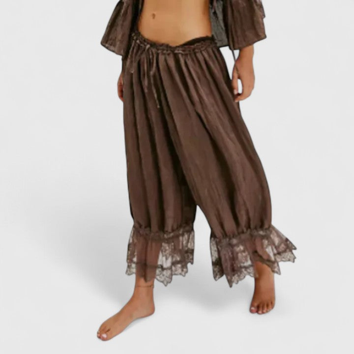 Pantaloni a gamba larga da donna