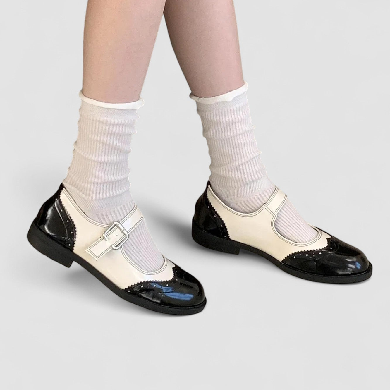 Chaussures Mary Jane pour femmes en cuir