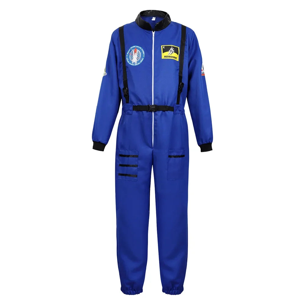 Astronaut Couple Costume Jumpsuit Unisex Halloween Cosplay