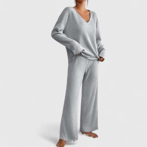 Maglione da donna con scollo a V
