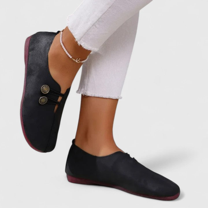 Mocasines para mujer con soporte ortopédico