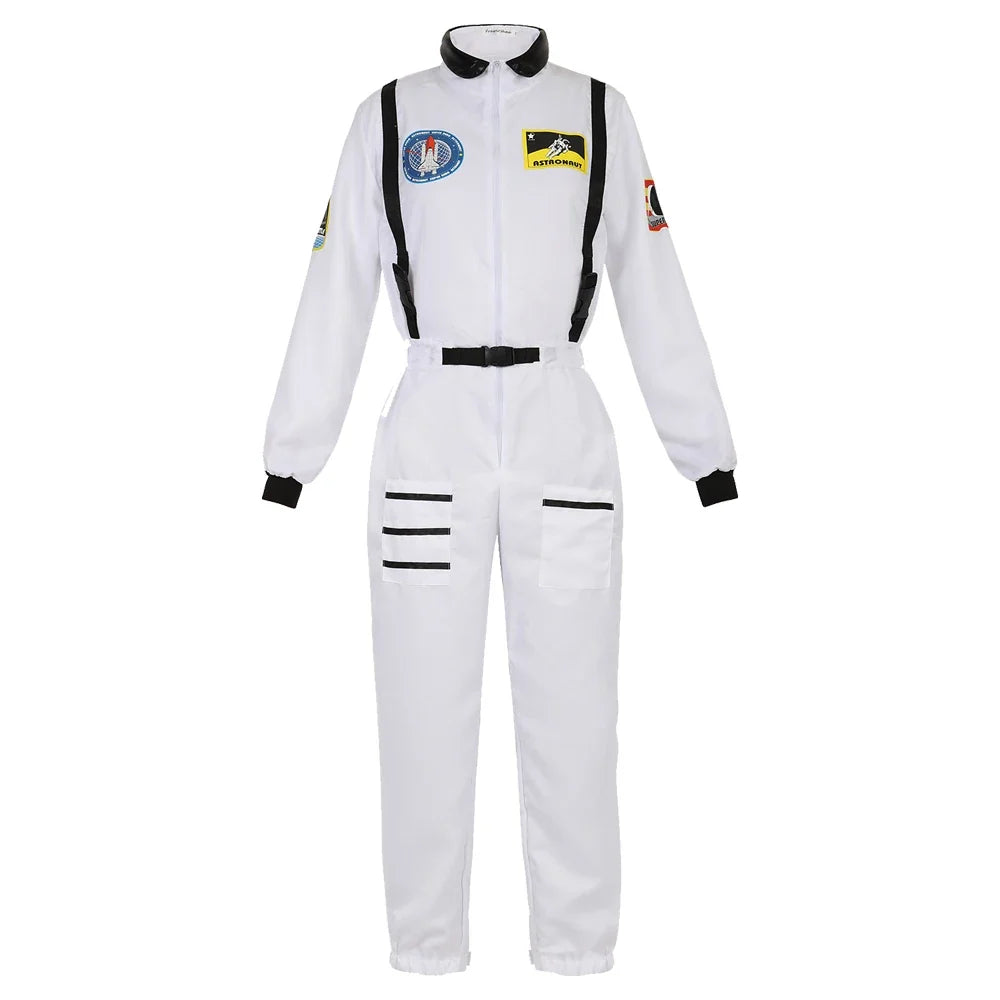 Astronaut Couple Costume Jumpsuit Unisex Halloween Cosplay