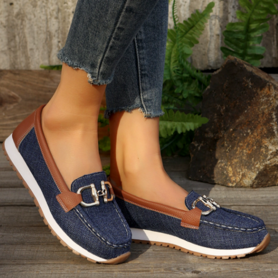 Mocasines de cuero para mujer