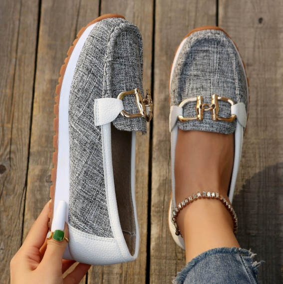 Mocasines de cuero para mujer