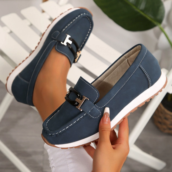 Mocassins en cuir pour femme