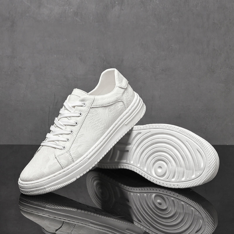 Sneakers in pelle, vera pelle di qualità superiore, versatili per ogni giorno