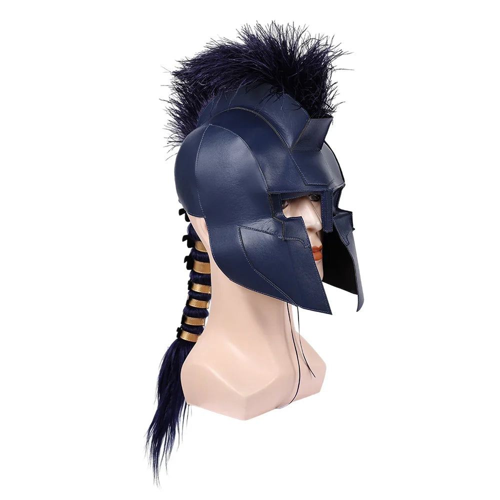 Spartan Warrior Helmet Unisex Halloween Cosplay Carnival