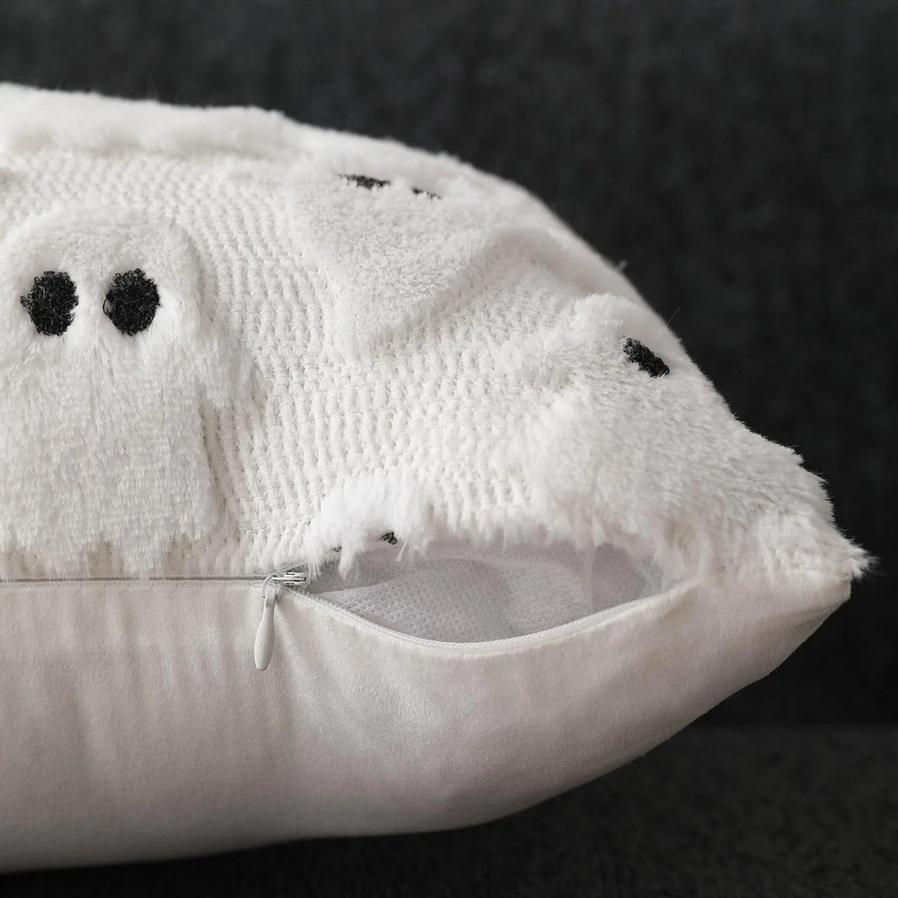 Plush Ghost Cushion Cover Halloween Home Decor
