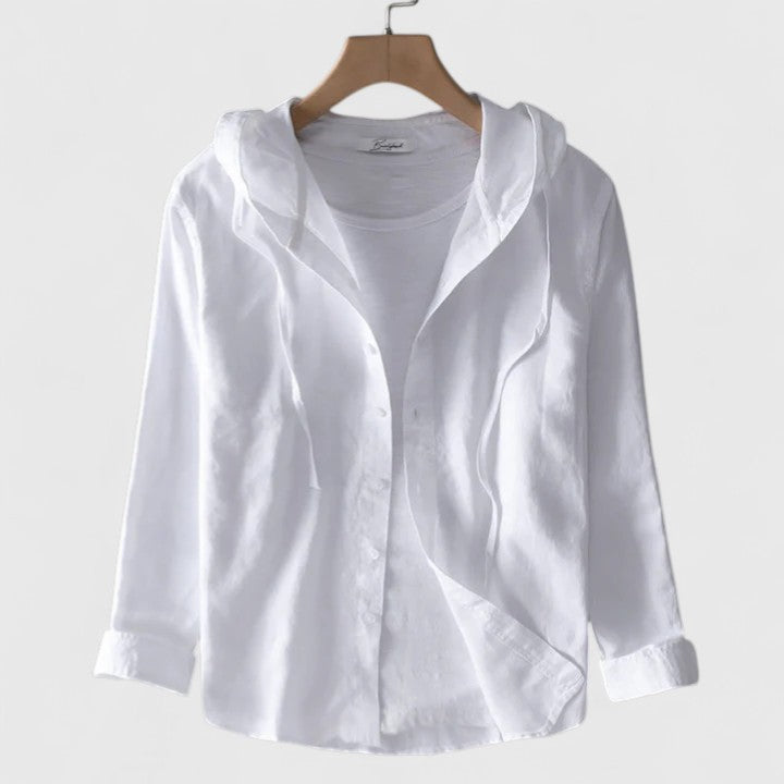 Blusa de mezclilla para mujer