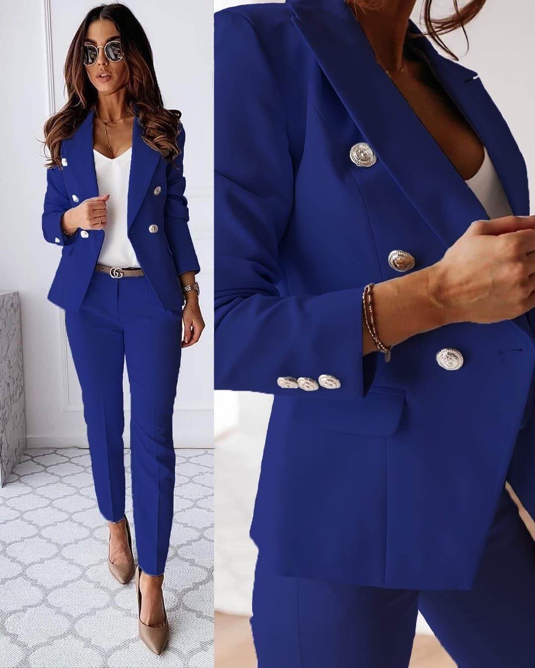 Women's Blazer Set Tailored Fit Coordinated Pieces