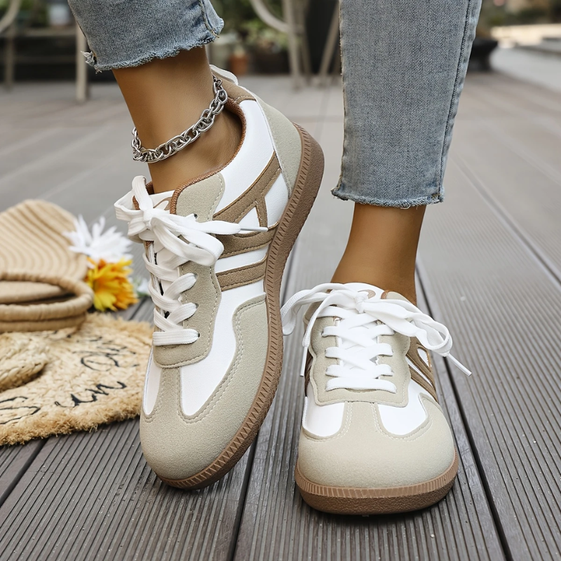Baskets orthopédiques pour femme à bout large