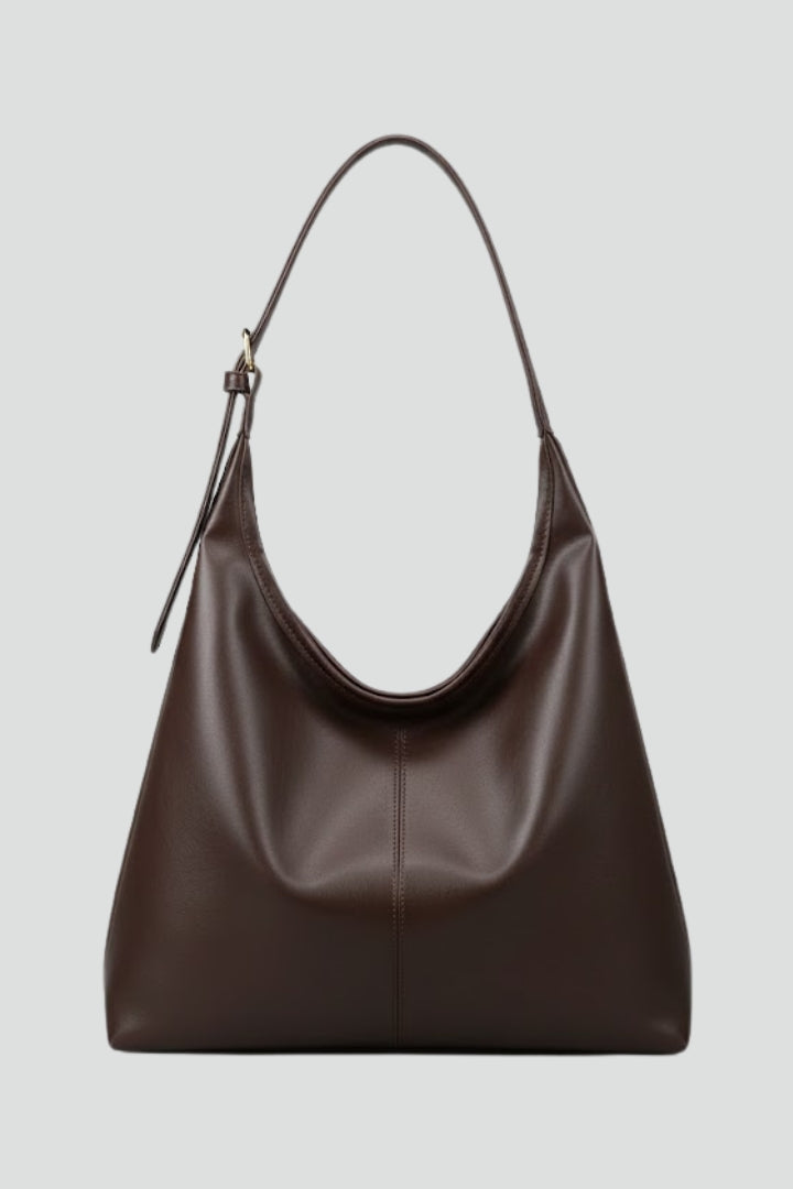 Borsa tote classica da donna in similpelle con ampio scomparto interno