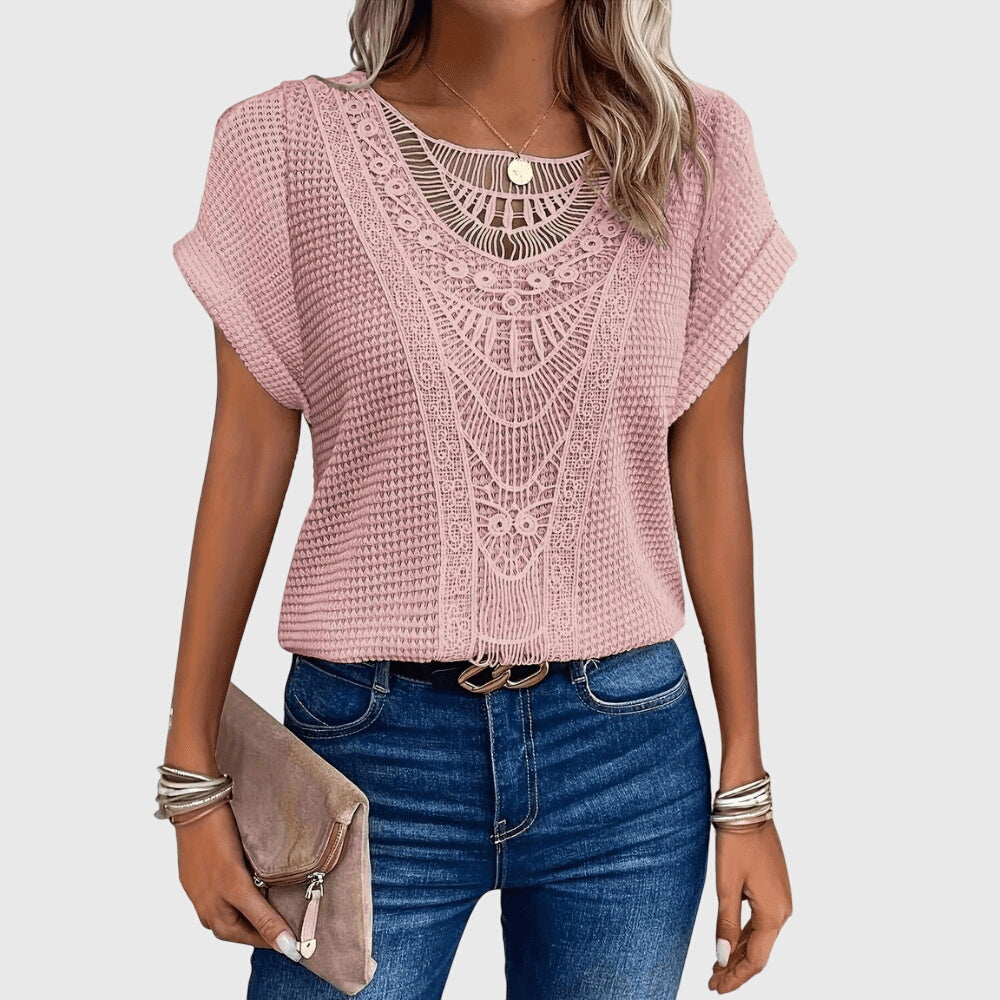 Blusa para mujer con encaje