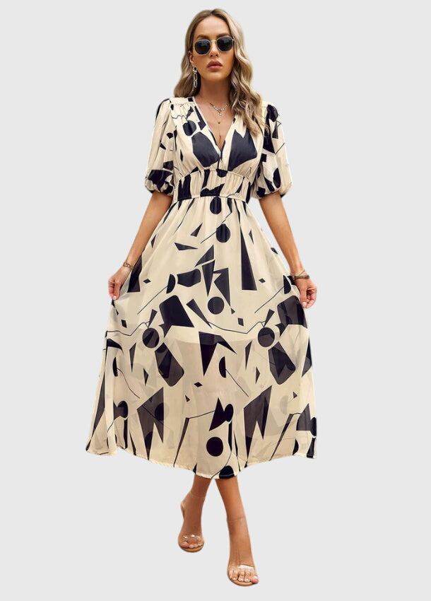 Women's Midi Dress floral print
