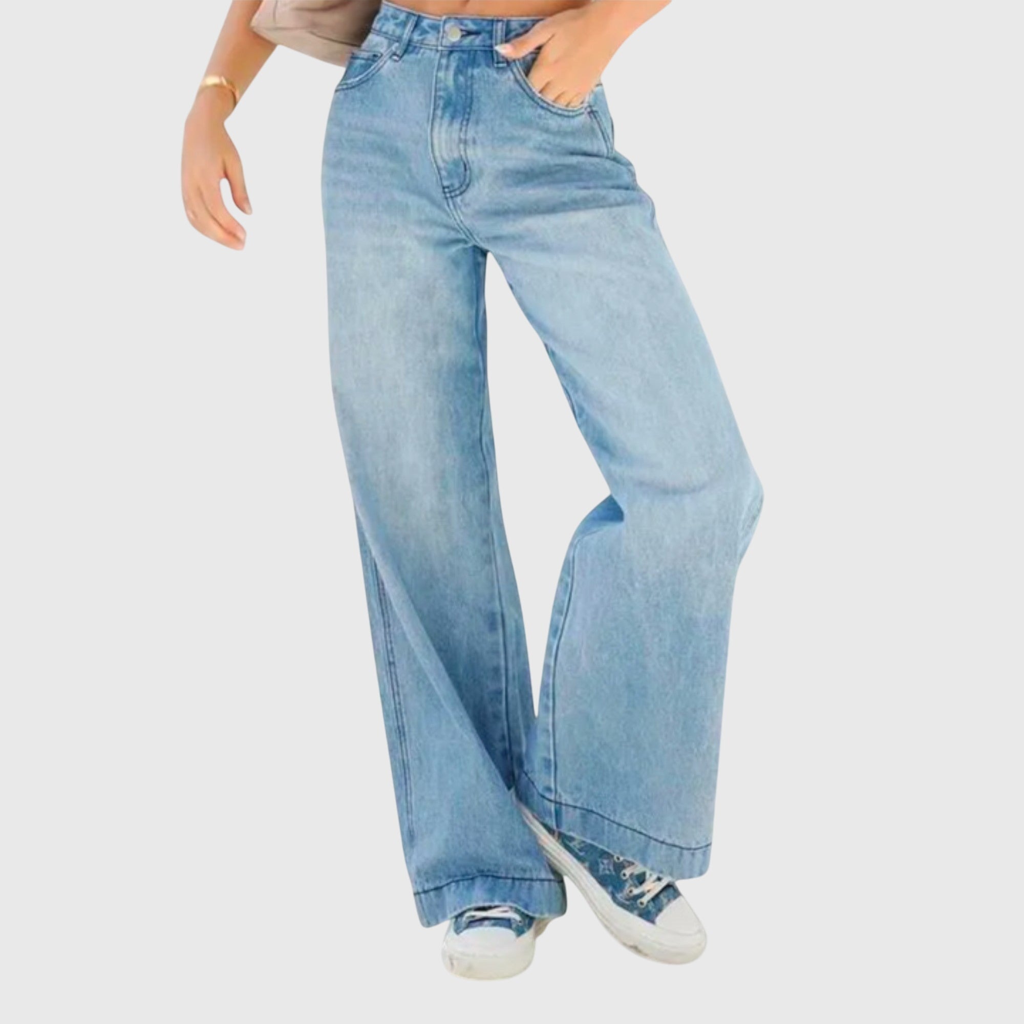 Pantaloni a gamba larga da donna