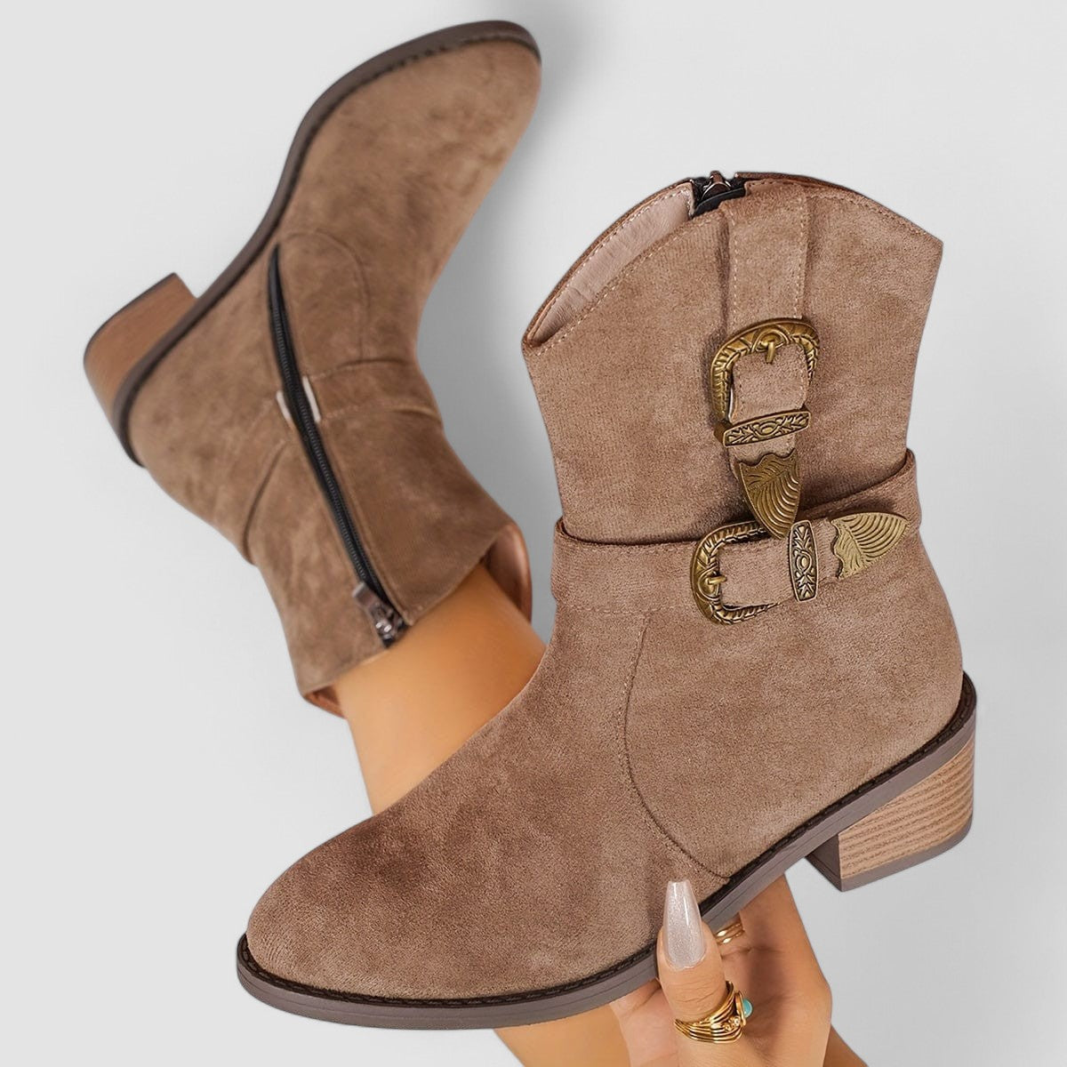Women's Dress Suede orthopedic support