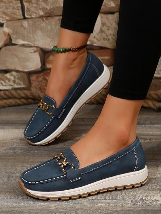Mocassins en cuir pour femme