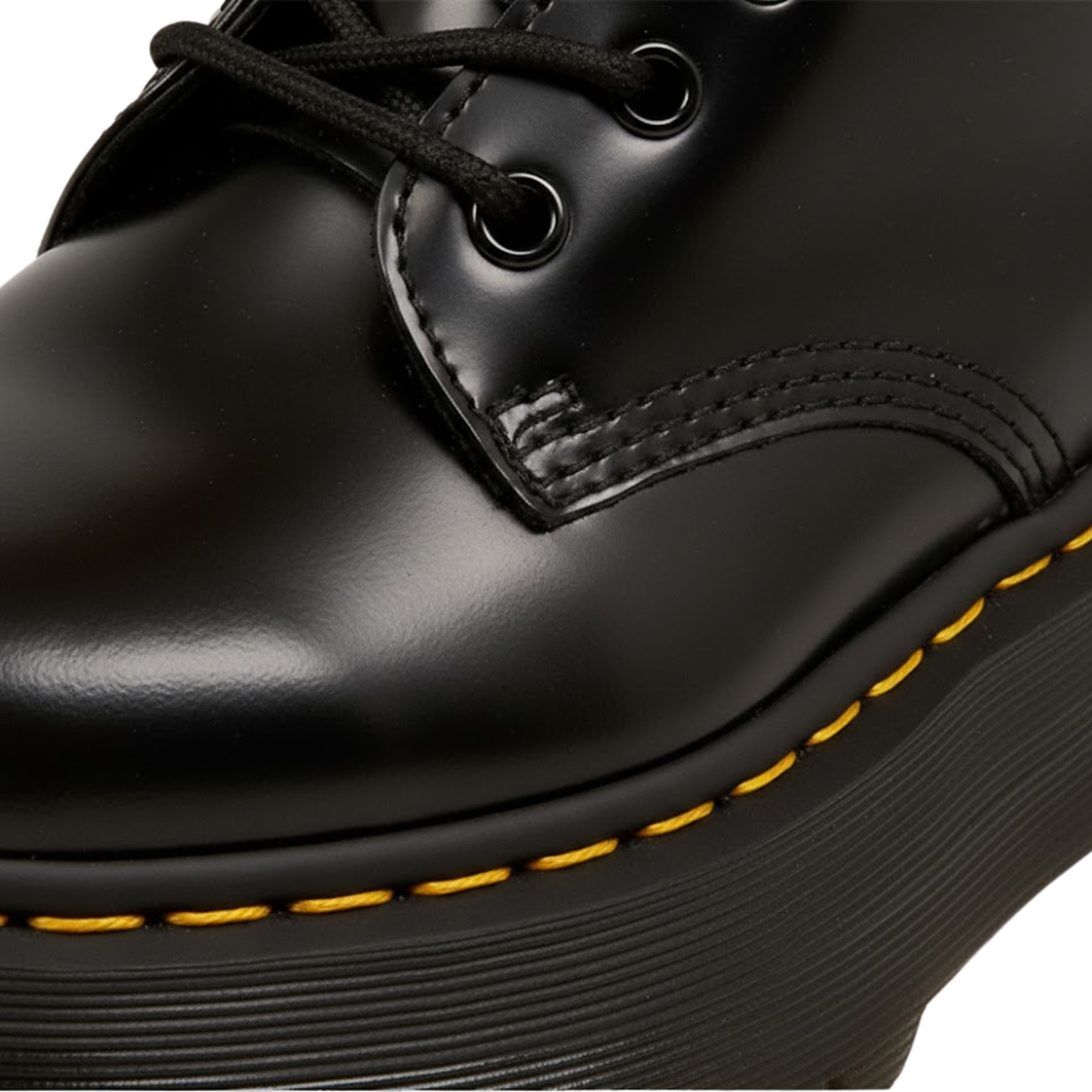 Stivaletti Chelsea da donna con platform, stile punk goth in pelle