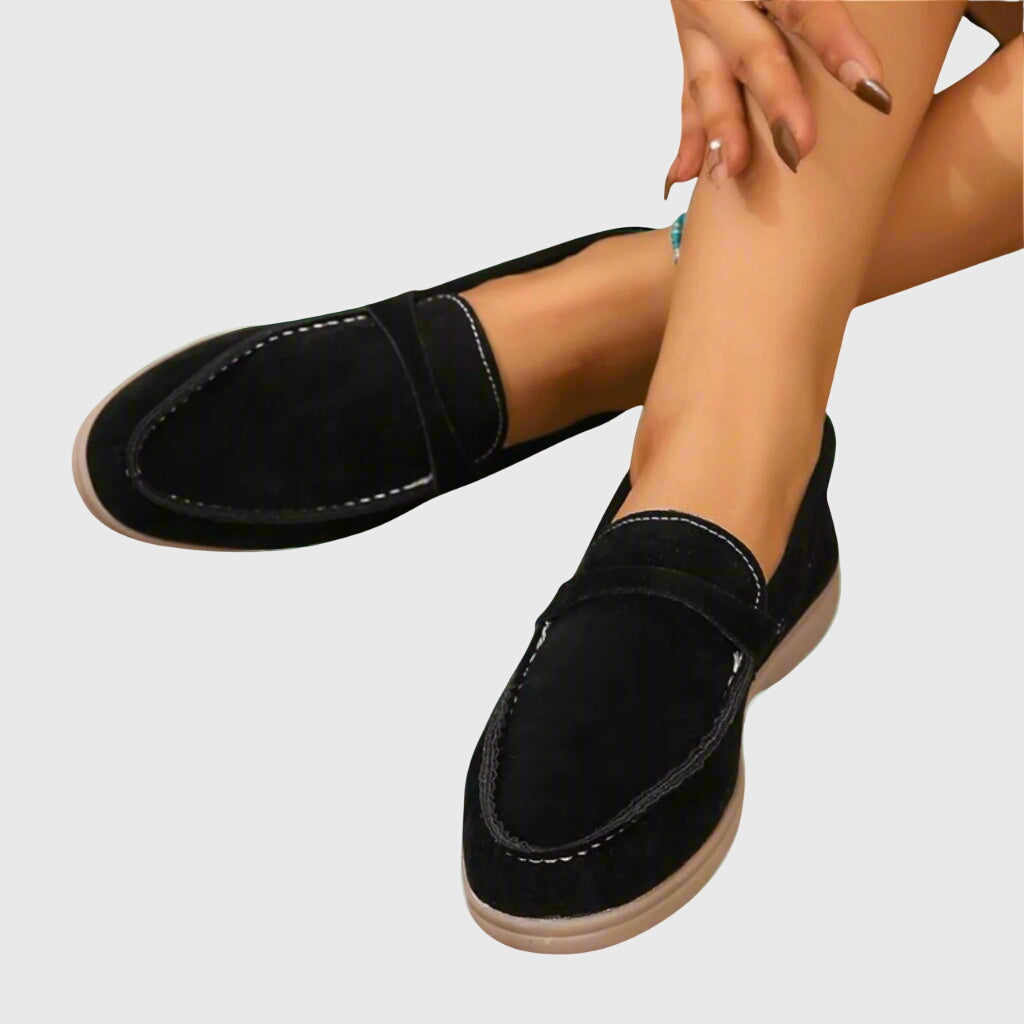 Mocasines para mujer con soporte ortopédico