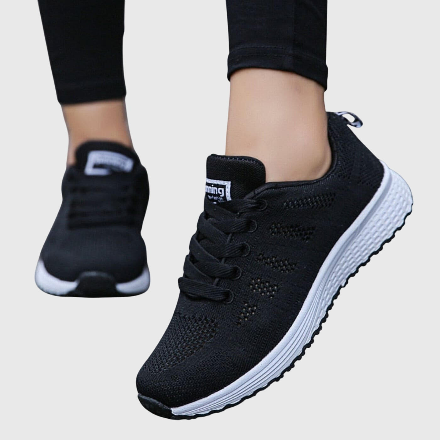 Baskets femme avec soutien orthopédique