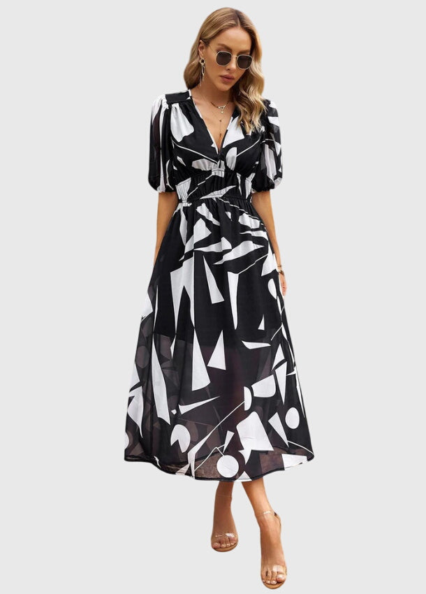 Women's Midi Dress floral print