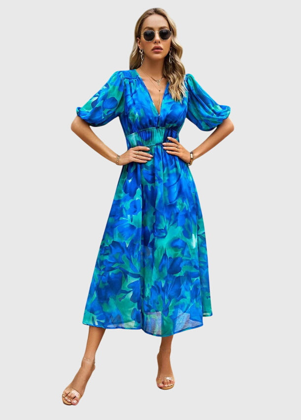Women's Midi Dress floral print