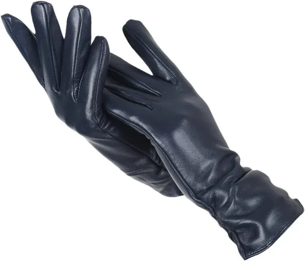 Guanti classici in pelle da donna